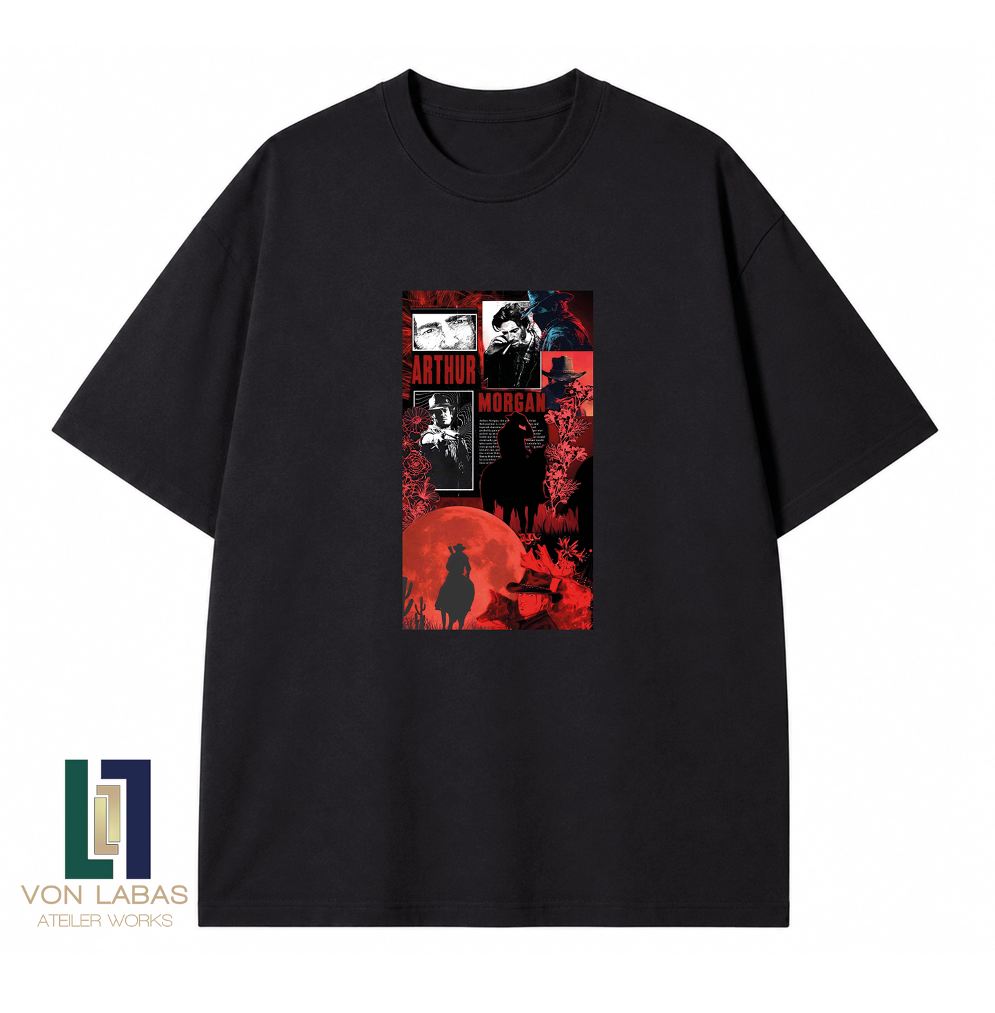 Red Dead Redemption Baskılı Oversize T-Shirt