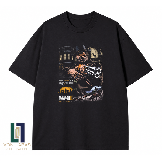 Red Dead Redemption Baskılı Oversize T-Shirt