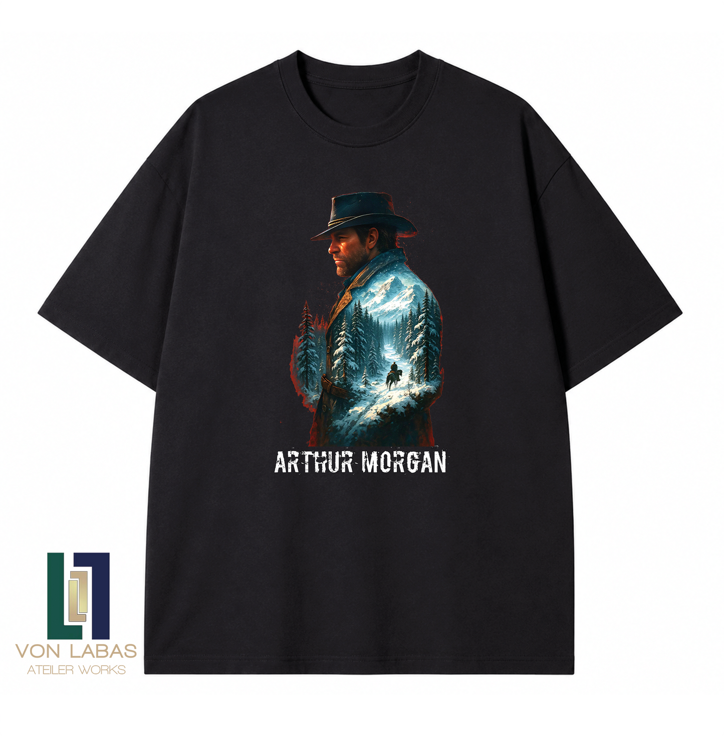 Red Dead Redemption Baskılı Oversize T-Shirt