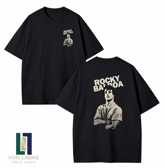 Rocky Baskılı Oversize T-Shirt
