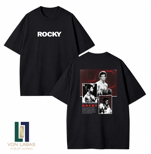Rocky Baskılı Oversize T-Shirt