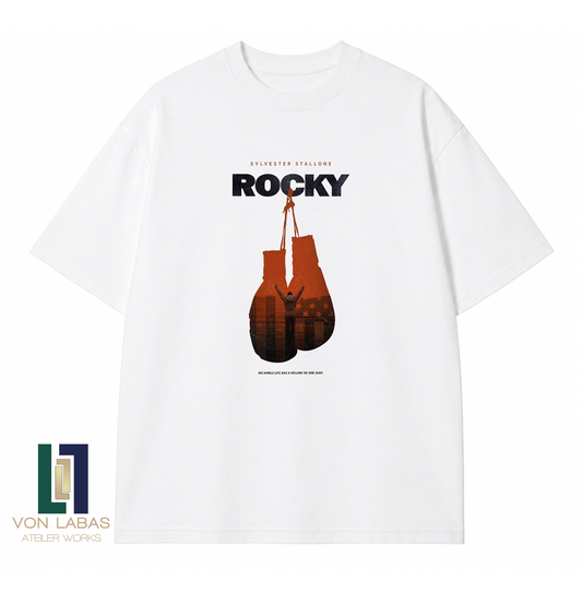 Rocky Baskılı Oversize T-Shirt