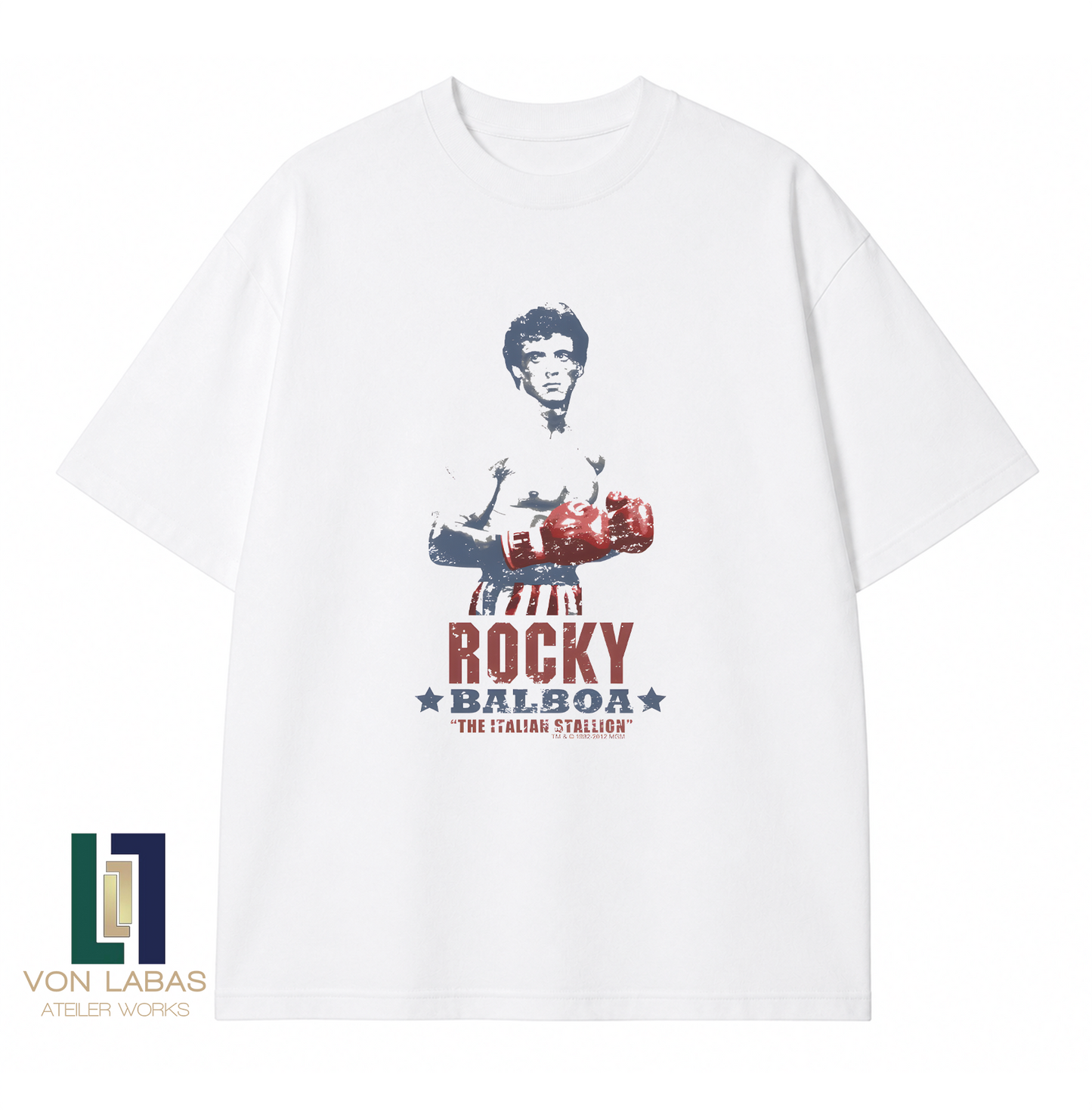 Rocky Baskılı Oversize T-Shirt