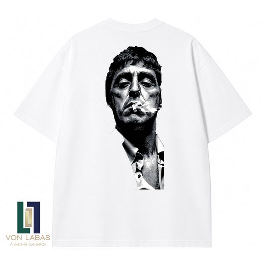 Scarface Baskılı Oversize T-Shirt