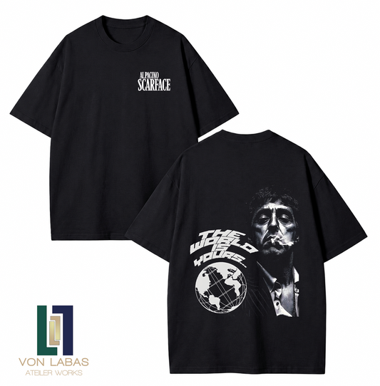 Scarface Baskılı Oversize T-Shirt