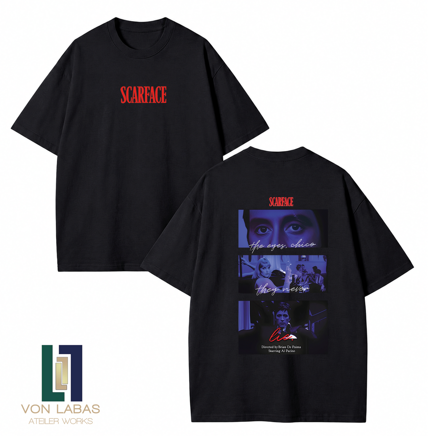Scarface Baskılı Oversize T-Shirt