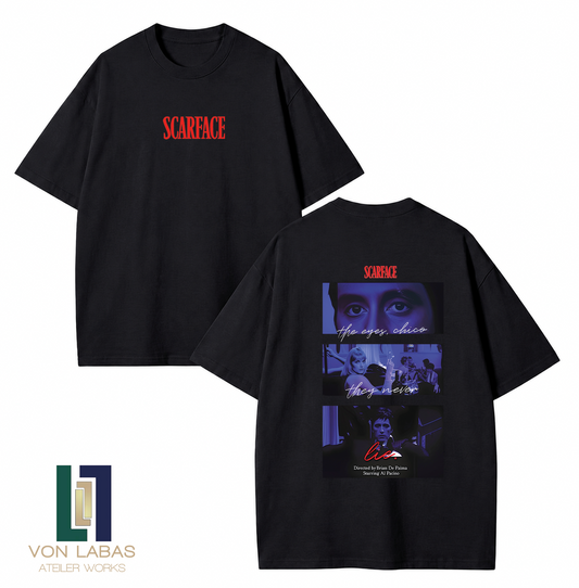 Scarface Baskılı Oversize T-Shirt