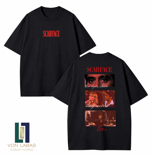 Scarface Baskılı Oversize T-Shirt
