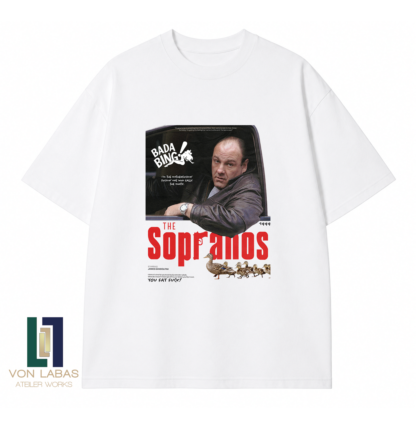 The Sopranos Baskılı Oversize T-Shirt