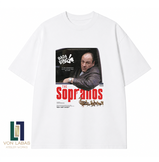 The Sopranos Baskılı Oversize T-Shirt