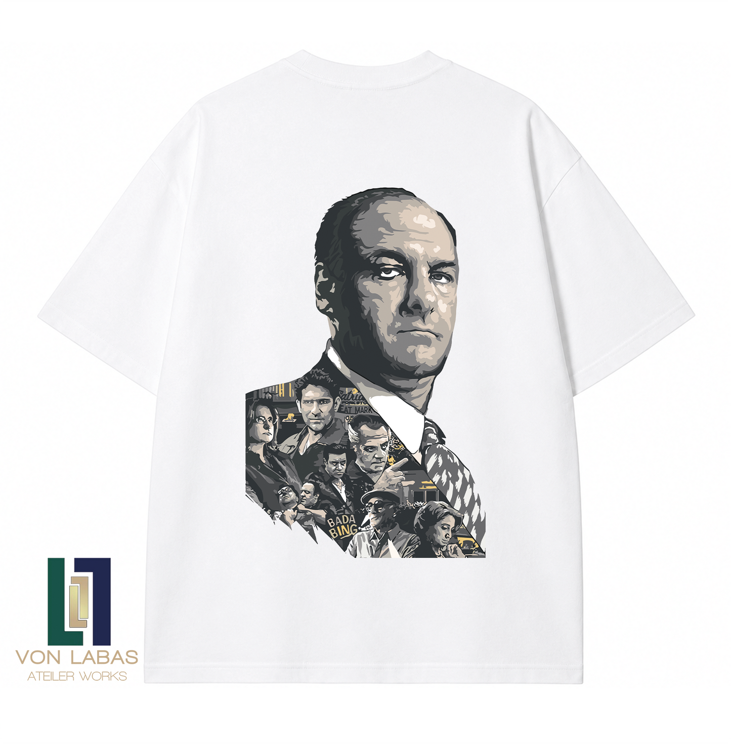 The Sopranos Baskılı Oversize T-Shirt