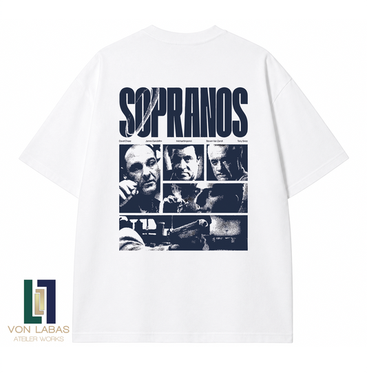 The Sopranos Baskılı Oversize T-Shirt