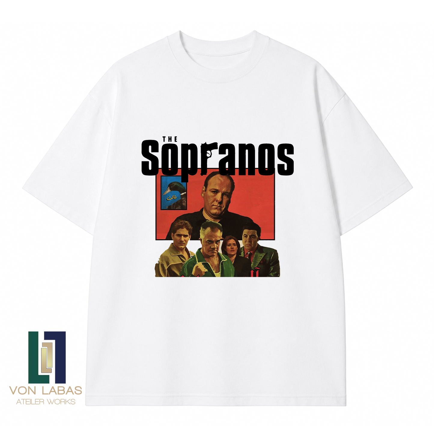 The Sopranos Baskılı Oversize T-Shirt