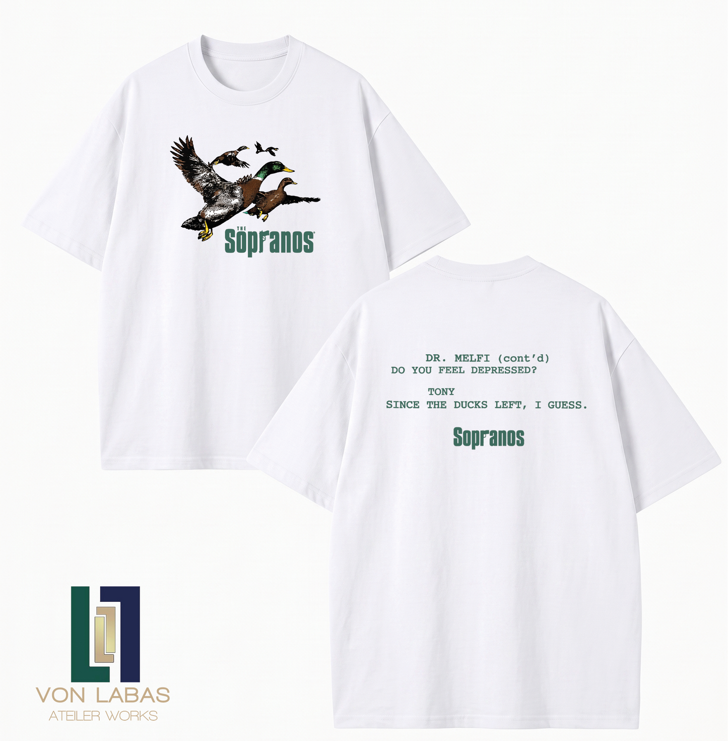 The Sopranos Baskılı Oversize T-Shirt