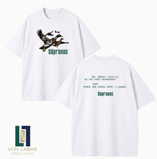 The Sopranos Baskılı Oversize T-Shirt