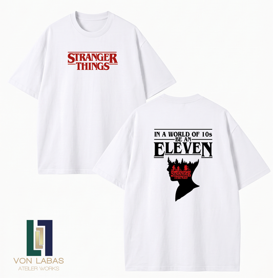 Stranger Things Baskılı Oversize T-Shirt