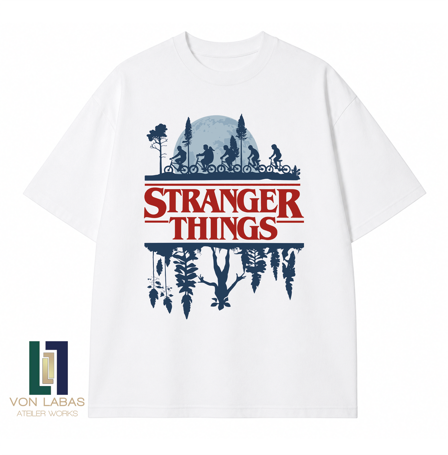 Stranger Things Baskılı Oversize T-Shirt