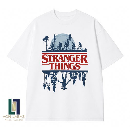 Stranger Things Baskılı Oversize T-Shirt