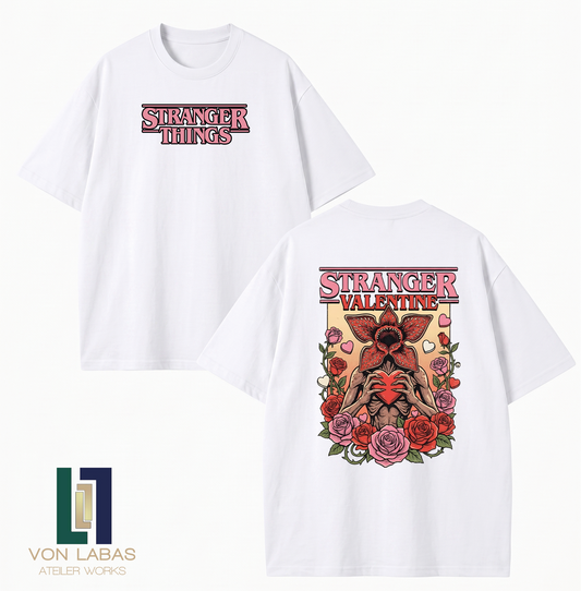 Stranger Things Baskılı Oversize T-Shirt