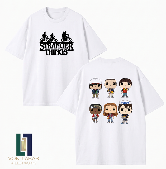 Stranger Things Baskılı Oversize T-Shirt