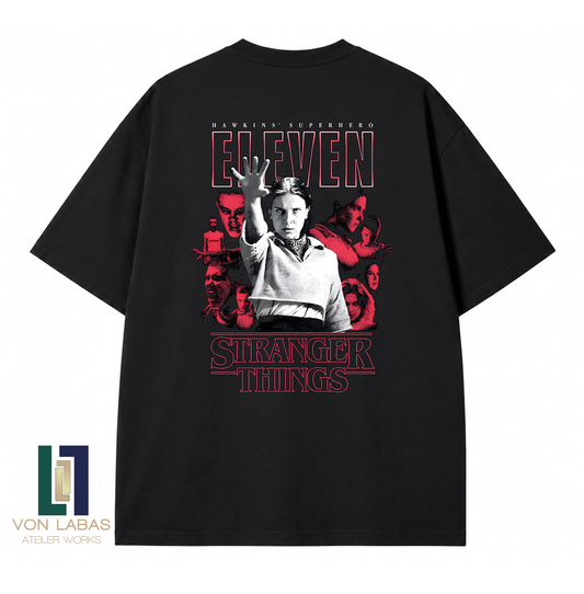 Stranger Things Baskılı Oversize T-Shirt