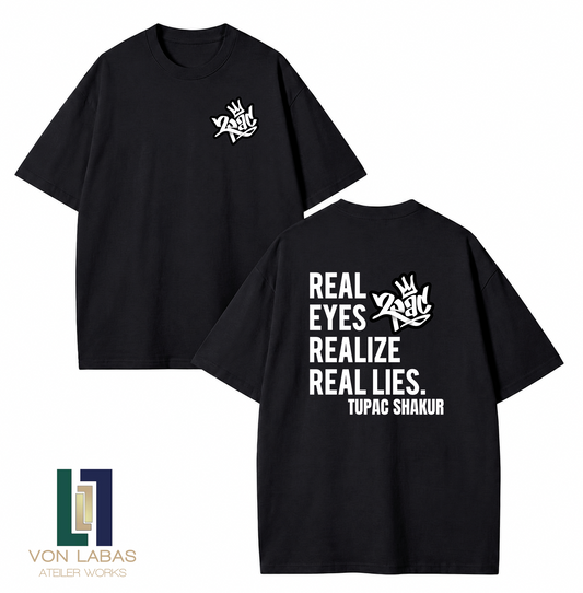 Tupac Baskılı Oversize T-Shirt
