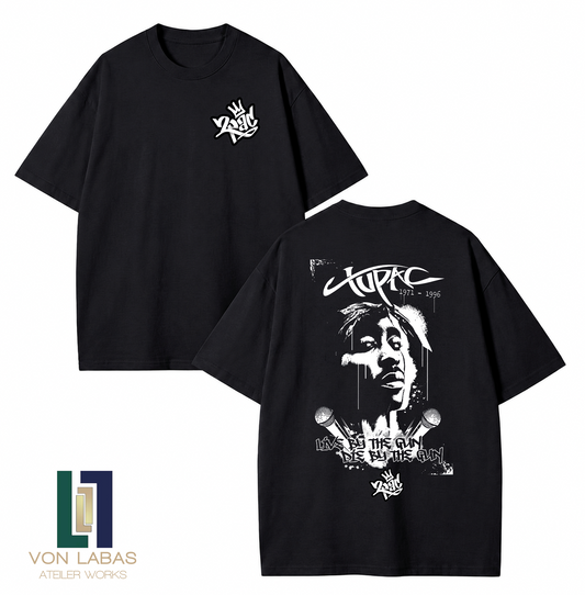 Tupac Baskılı Oversize T-Shirt