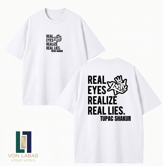 Tupac Baskılı Oversize T-Shirt