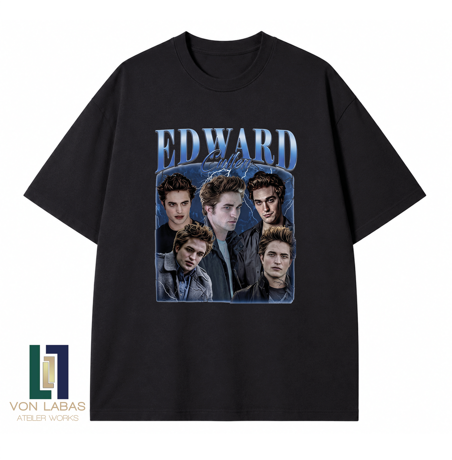 Twilight Baskılı Oversize T-Shirt