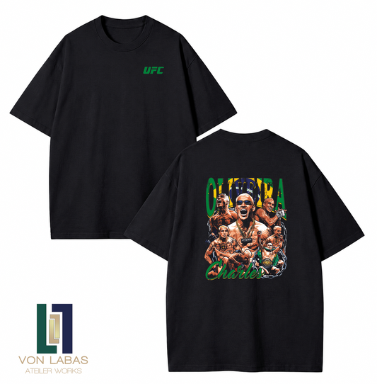 UFC Charles Oliveira Baskılı Oversize T-Shirt
