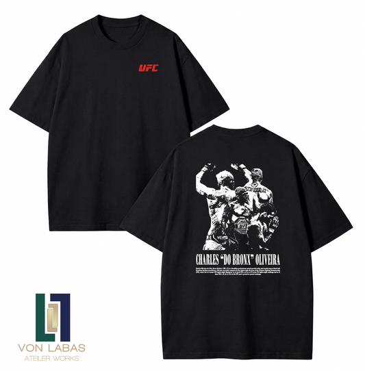 UFC Charles Oliveira Baskılı Oversize T-Shirt