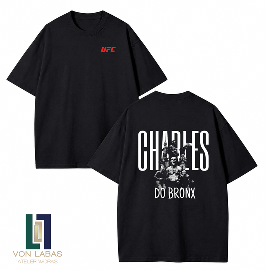 UFC Charles Oliveira Baskılı Oversize T-Shirt