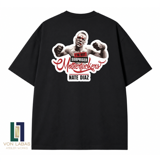UFC Nate Diaz Baskılı Oversize T-Shirt