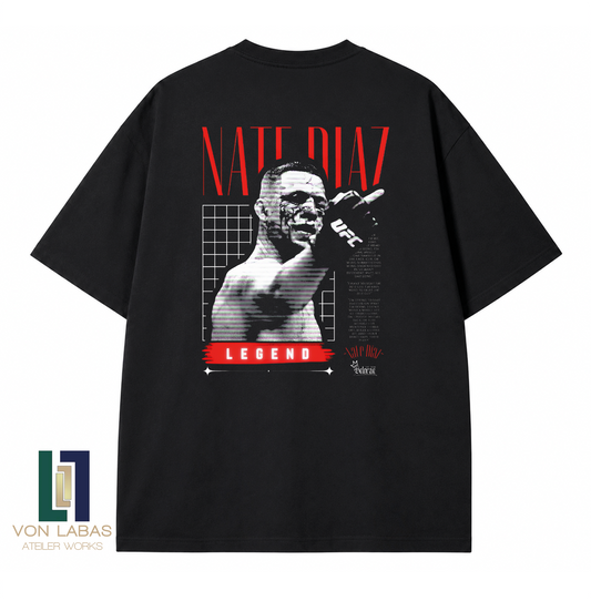 UFC Nate Diaz Baskılı Oversize T-Shirt