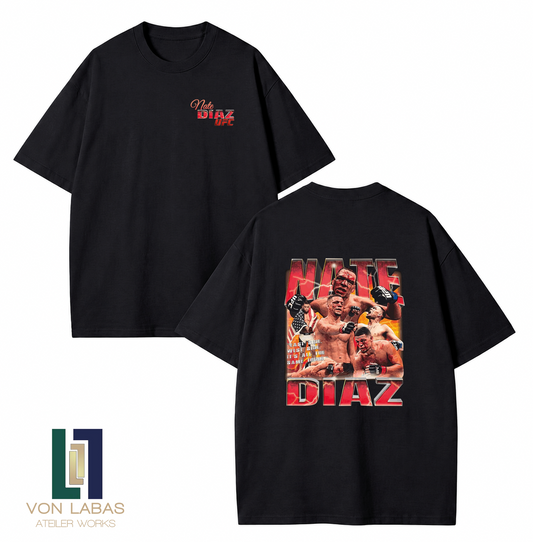 UFC Nate Diaz Baskılı Oversize T-Shirt