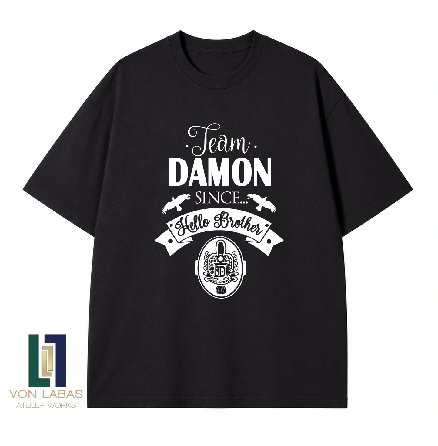Vampire Diaries Baskılı Oversize T-Shirt