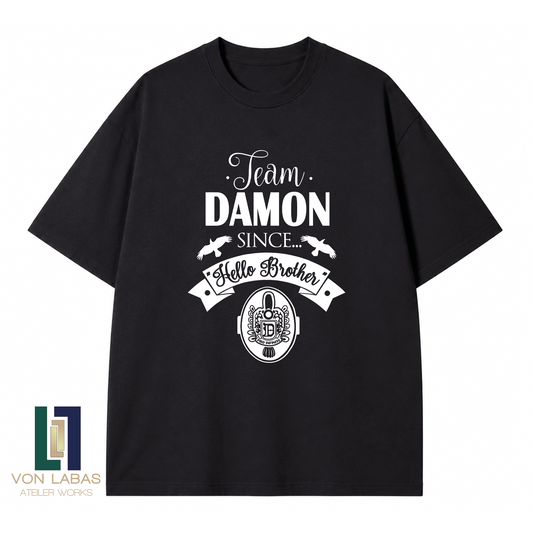 Vampire Diaries Baskılı Oversize T-Shirt