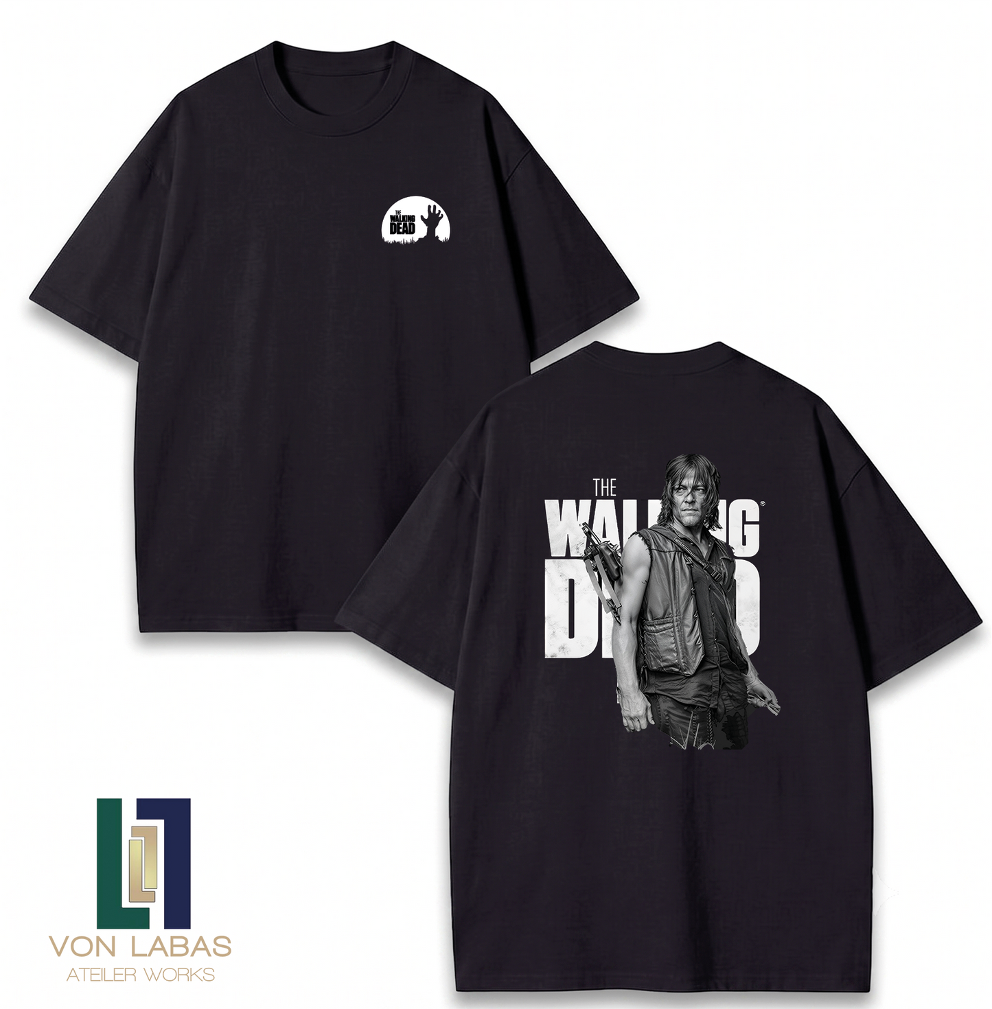 The Walking Dead Baskılı Oversize T-Shirt