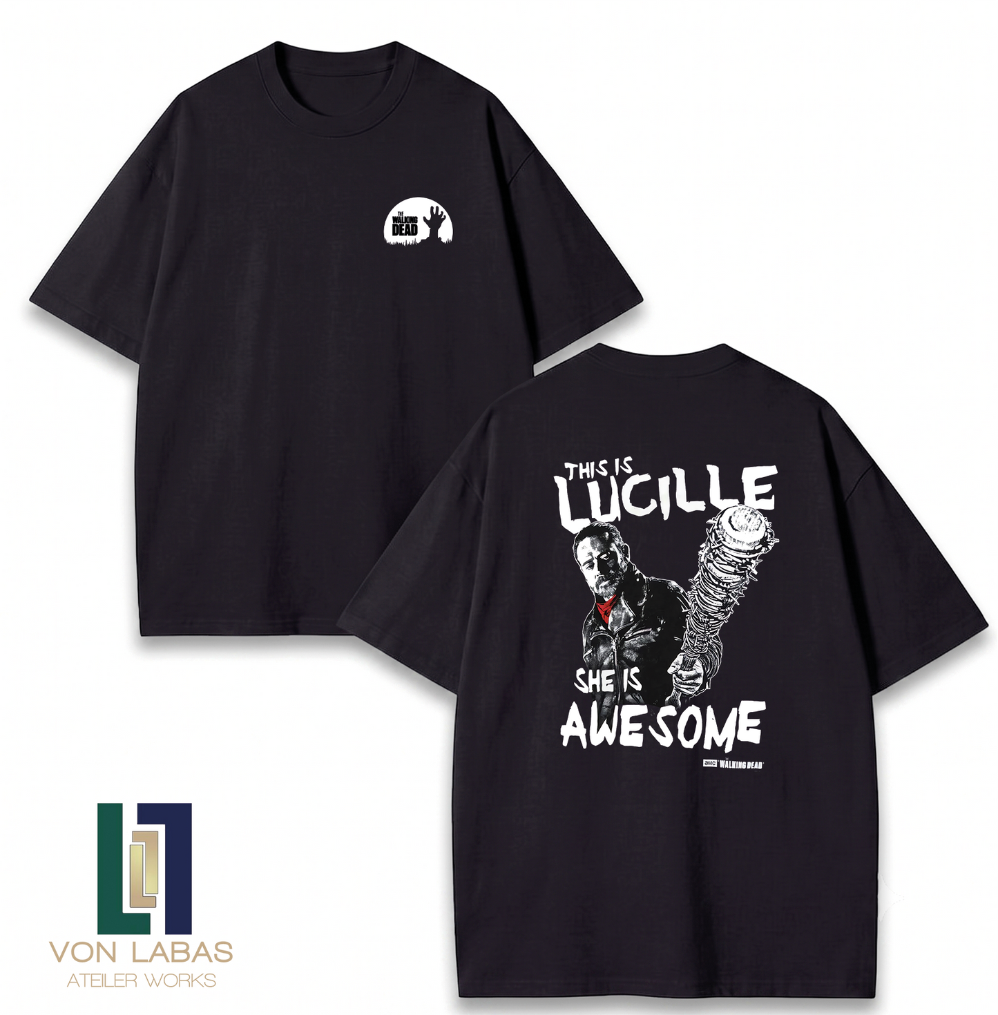 The Walking Dead Baskılı Oversize T-Shirt