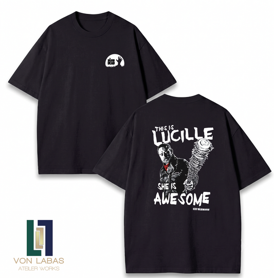 The Walking Dead Baskılı Oversize T-Shirt
