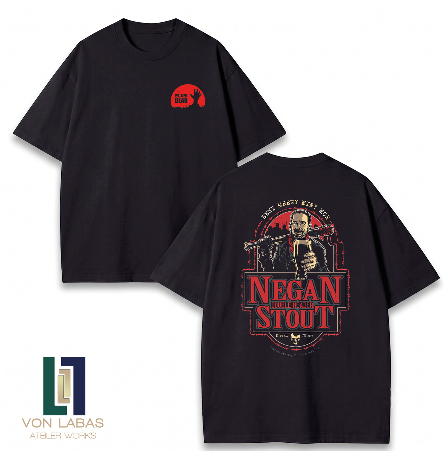The Walking Dead Baskılı Oversize T-Shirt