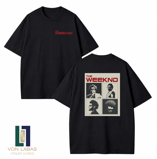 The Weeknd Baskılı Oversize T-Shirt